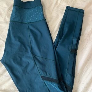 Teal just breathe lululemon legging